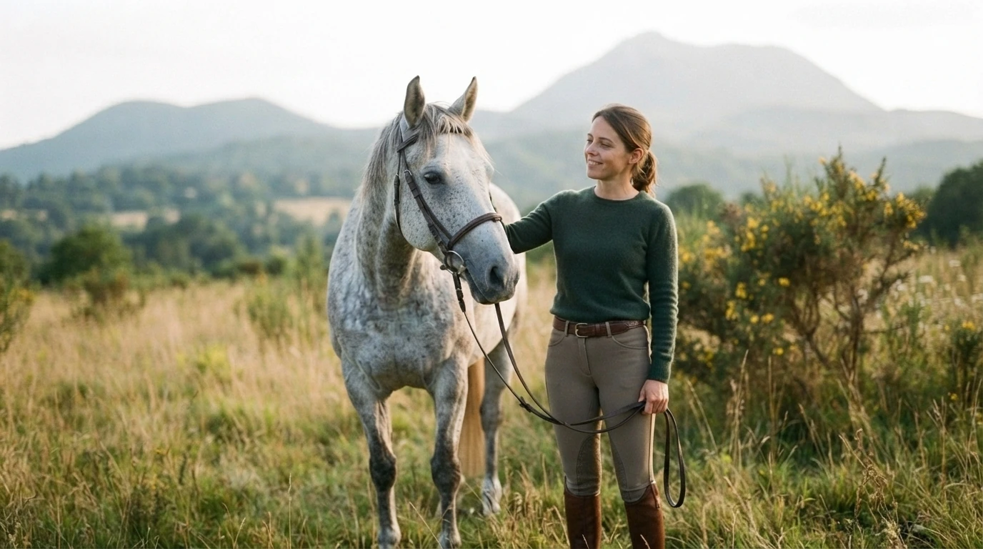 Cours d'équitation à Usson, Puy-de-Dôme